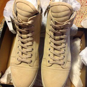 Kenneth Cole Men's Double Header Hi-Top Suede Fashion sneakers 11.5M -New in Box